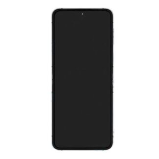 Samsung Galaxy Z Flip7 FE Main F761B Original Service Pack Display Rahmen Weiss