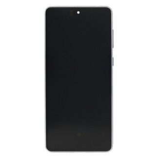 Samsung Galaxy A73 5G (2022) A736B Display und Touchscreen-Digitizer mit Rahmen Black Service Pack