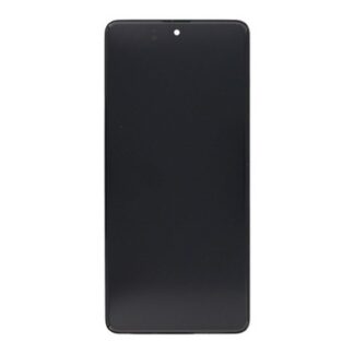 Samsung Galaxy M51 M515F Display und Touchscreen-Digitizer mit Rahmen Celestial Black Service Pack