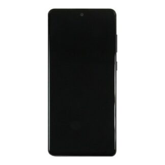 Samsung Galaxy Note 10 Lite N770F Display und Touchscreen-Digitizer mit Rahmen Aura Black Service Pack