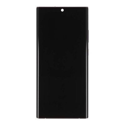 Samsung Galaxy Note 20 Ultra N985F, 5G N986B Display und Touchscreen-Digitizer mit Rahmen Mystic Bronze Service Pack