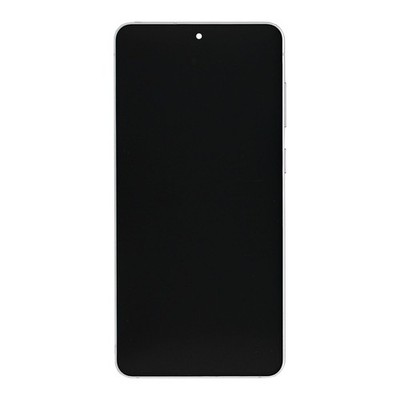 Samsung Galaxy S25 Edge S937B Display und Touchscreen-Digitizer mit Rahmen Titanium Silver Service Pack