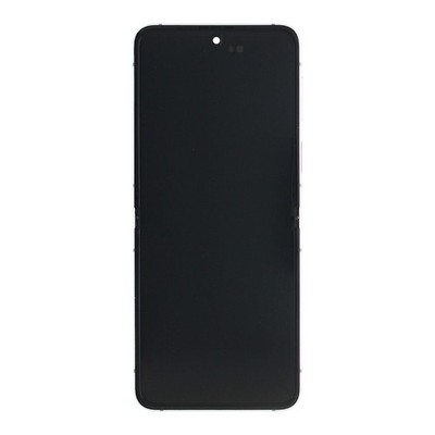 Samsung Galaxy Z Flip3 F711B Main Display und Touchscreen-Digitizer mit Rahmen Bespoke Silver Service Pack
