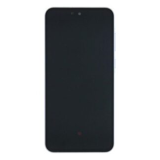 Samsung Galaxy A55 A556B Original vormontiert Display mit Rahmen Ice Blue