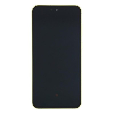 Samsung Galaxy A55 A556B Original vormontiert Display mit Rahmen Lemon