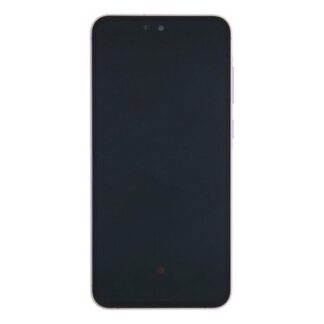 Samsung Galaxy A55 A556B Original vormontiert Display mit Rahmen Lilac