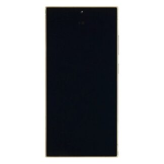 Samsung Original Service Pack Display Galaxy S24 Ultra S928 mit Rahmen Gelb