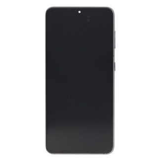 Samsung Original Service Pack Display Galaxy S21 5G G991B mit Rahmen Grau