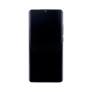 Xiaomi Mi Note 10, Mi Note 10 Pro, Mi Note 10 Lite Display und Touchscreen-Digitizer mit Rahmen Midnight Black OEM