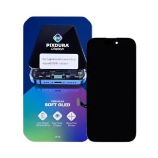 PIXDURA für Apple iPhone 15 Display und Touchscreen-Digitizer Soft-OLED (Run Diagnostics) (60Hz)