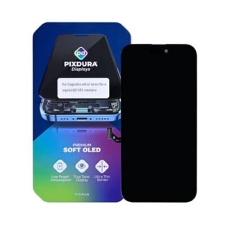 PIXDURA Display für iPhone 15 Plus Soft OLED diagnosefähig 60Hz