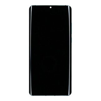 Huawei P30 Pro (2019), P30 Pro neu Edition (2020) Display und Touchscreen-Digitizer mit Rahmen und Akku Aurora Blue Service Pack