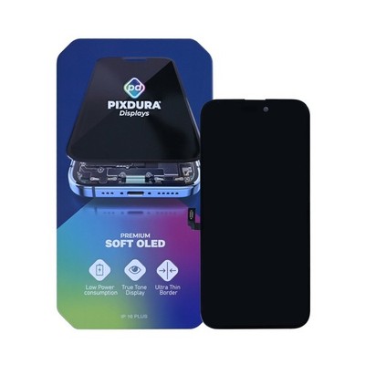 PIXDURA Display für iPhone 16 Plus Soft OLED Premium 60Hz Touchscreen