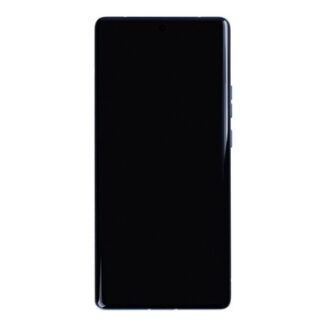OEM Display für Motorola Edge 40 Pro, Moto X40 mit Rahmen Blau