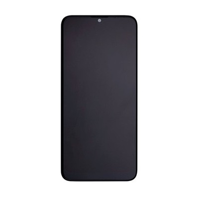 OEM Display für Motorola Moto E7 mit Rahmen Grau