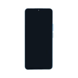 Honor X8a, 90 Lite Display und Touchscreen-Digitizer mit Rahmen Cyan Lake OEM