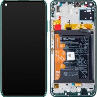 Original Huawei P40 Lite 5G Service Pack Display Rahmen Akku Grün