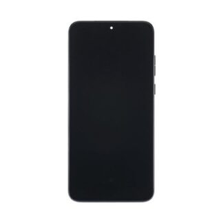 Motorola Edge 30 Neo Display und Touchscreen-Digitizer mit Rahmen Black Onyx OEM