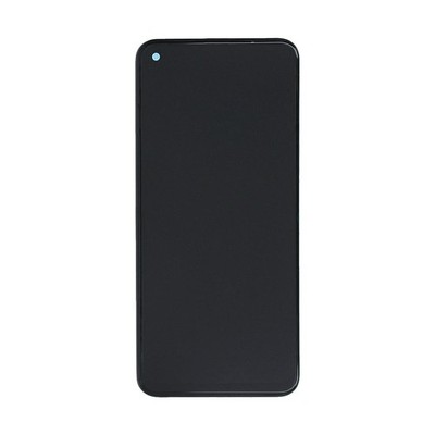 OEM Display für Realme 8 5G, Narzo 30 5G mit Rahmen Silber