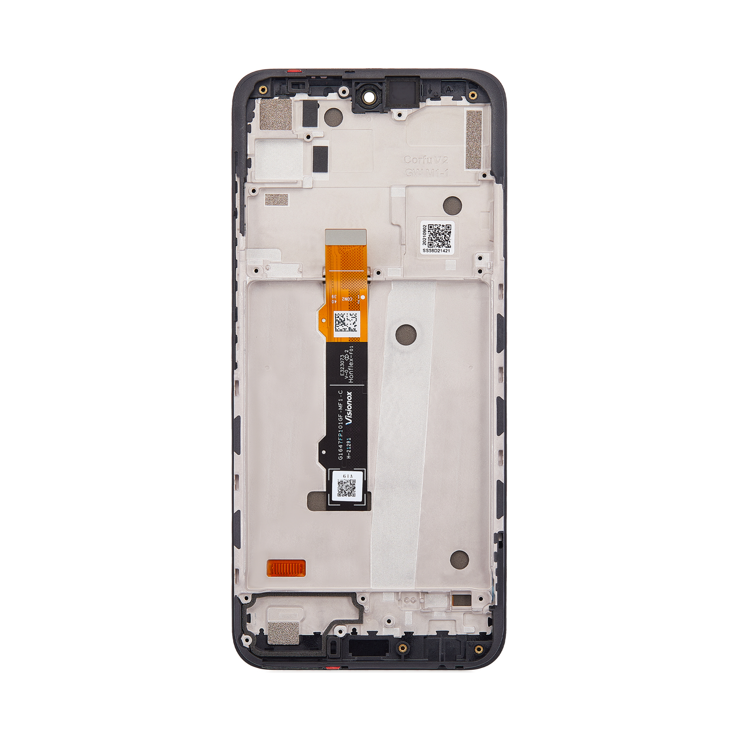 OEM Display für Motorola Moto G71 5G mit Rahmen Schwarz – Bild 3