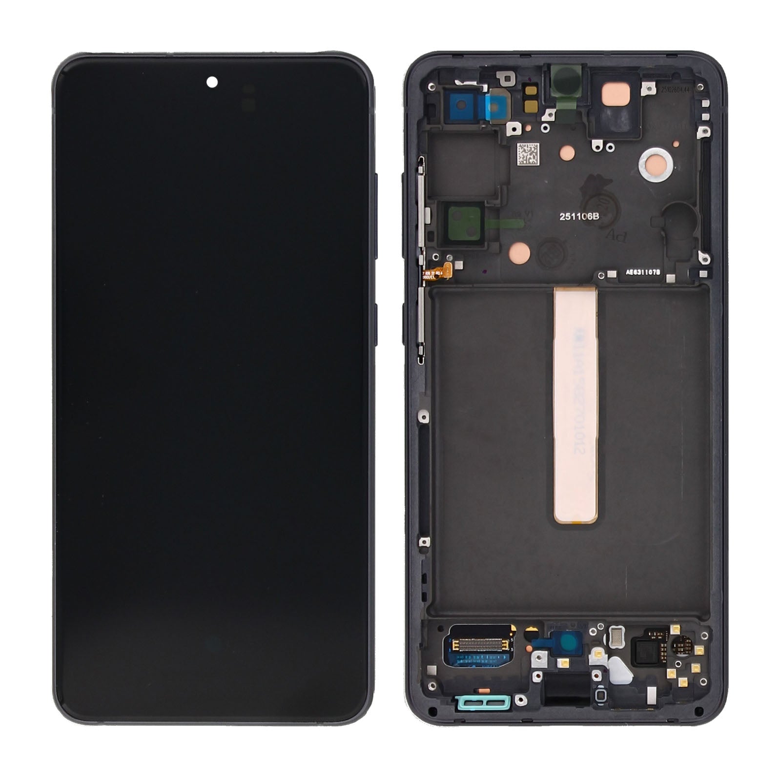 Samsung Original Service Pack Display Galaxy S21 FE G990B mit Rahmen Graphite – Bild 4