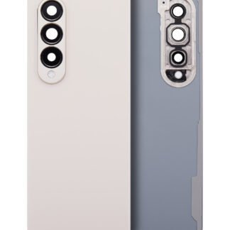 Rückdeckelglas mit Kameraglas für Samsung Galaxy Z Fold 4 (F936) (Beige)