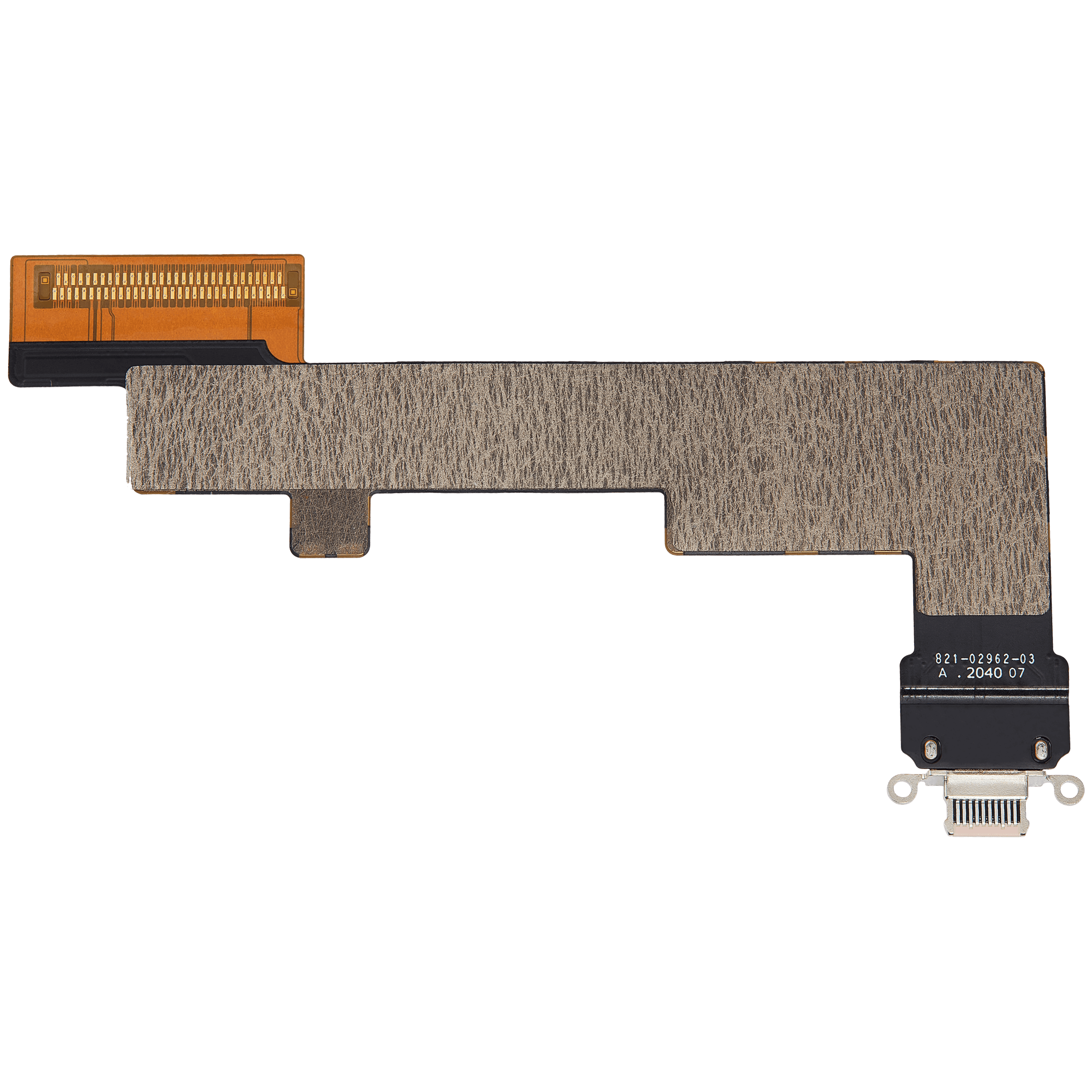 Ladebuchse Flexkabel für iPad Air 4 / iPad Air 5 (Cellular) (ausgebautes Originalteil: Grade A) (Rose Gold) – Bild 3