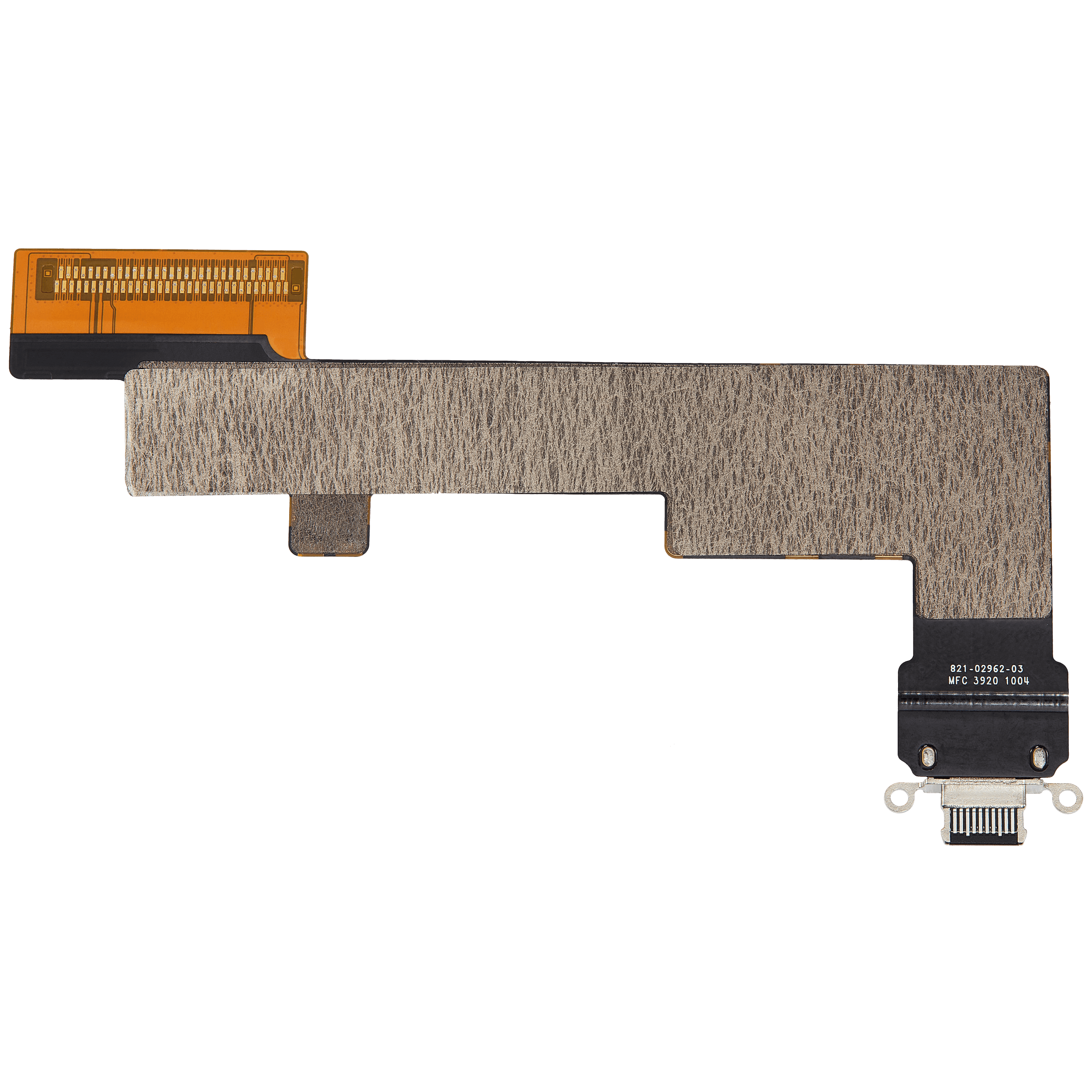 Ladebuchse Flexkabel für iPad Air 4 / iPad Air 5 (Cellular) (ausgebautes Originalteil: Grade A) (Black (Schwarz)) – Bild 3