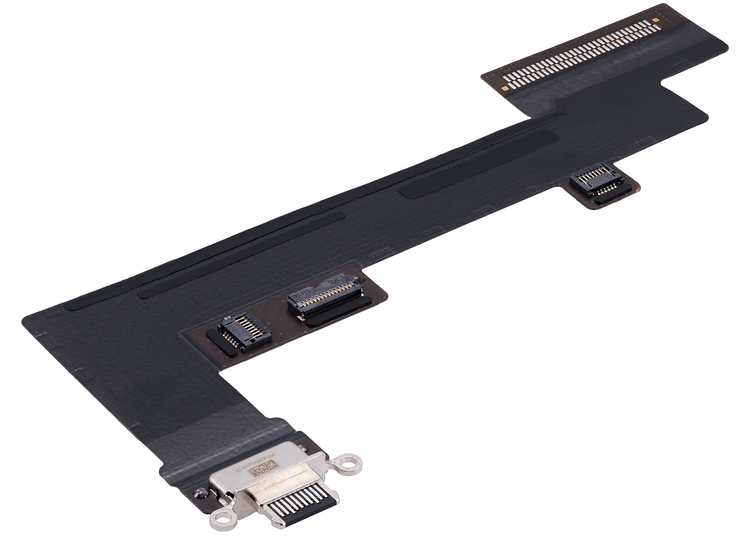 Ladebuchse Flexkabel für iPad Air 4 / iPad Air 5 (Cellular) (ausgebautes Originalteil: Grade A) (Black (Schwarz)) – Bild 4