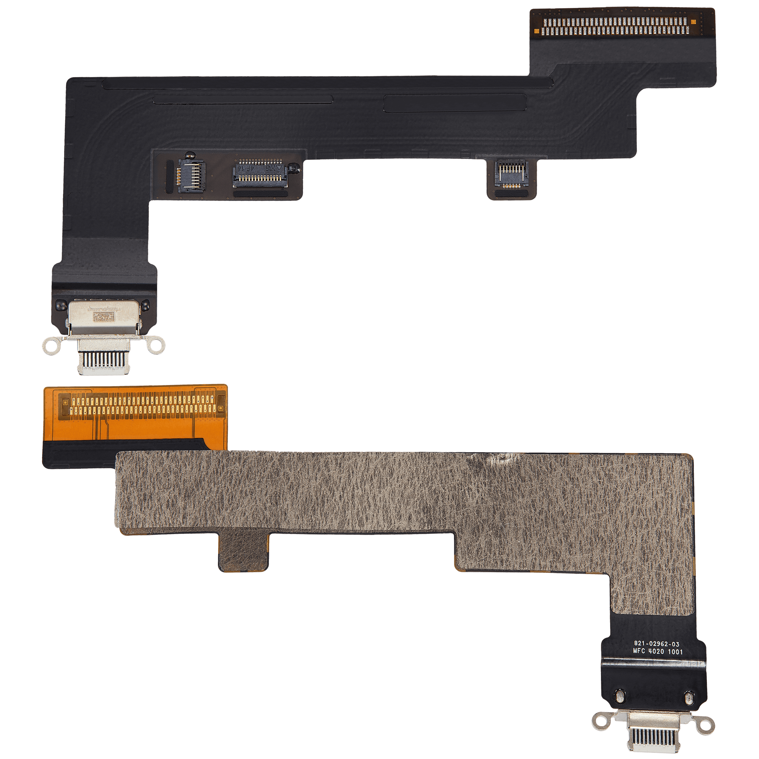 Ladebuchse Flexkabel für iPad Air 4 / iPad Air 5 (Cellular) (ausgebautes Originalteil: Grade A) (White (Weiß)) – Bild 2