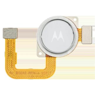 Fingerabdrucksensor mit Flexkabel für Motorola Moto G Fast (XT2045 / 2020) (Original) (Pearl White)