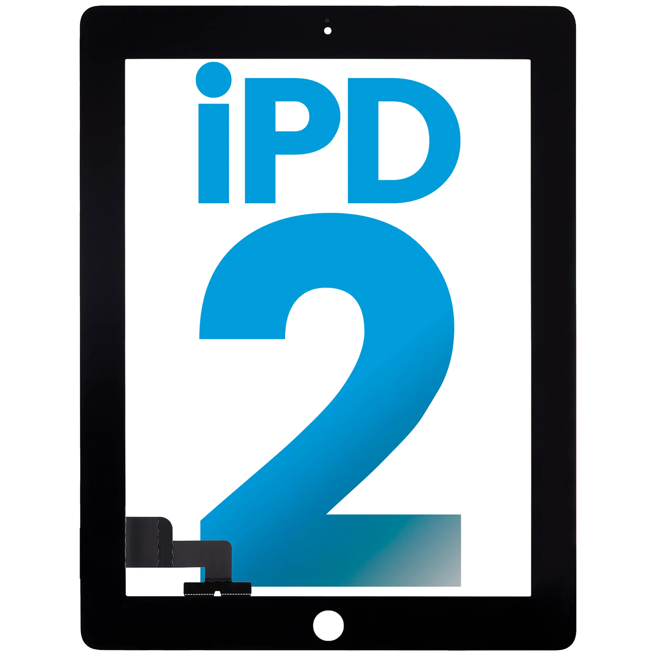 Touchscreen-Digitizer für iPad Air 1 / iPad 5 (2017) (No Homebutton Installed) (Premium) (White (Weiß)) – Bild 2