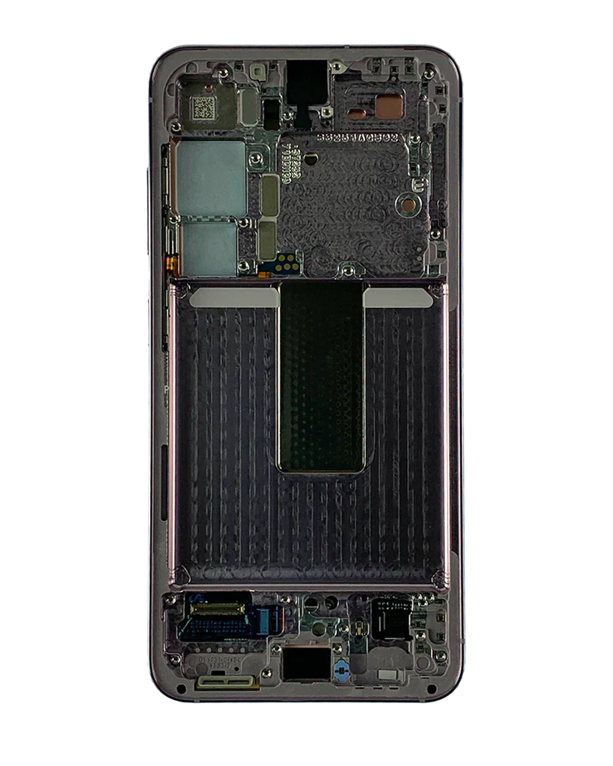 OLED Display mit Rahmen für Samsung Galaxy S23 5G (US & International) (Service Pack) (Lavender) – Bild 3
