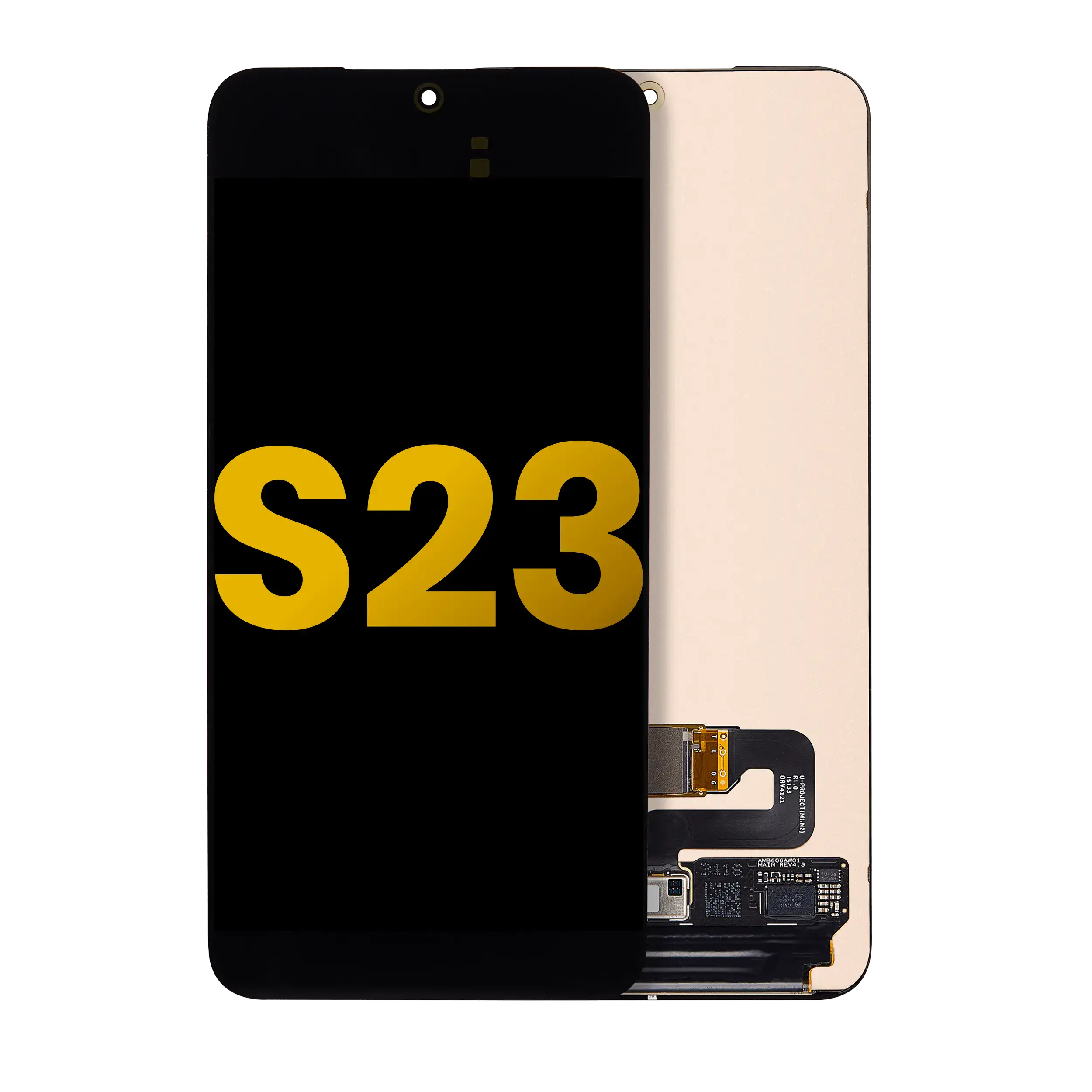 OLED Display mit Rahmen für Samsung Galaxy S23 5G (US & International) (Service Pack) (Lavender) – Bild 5