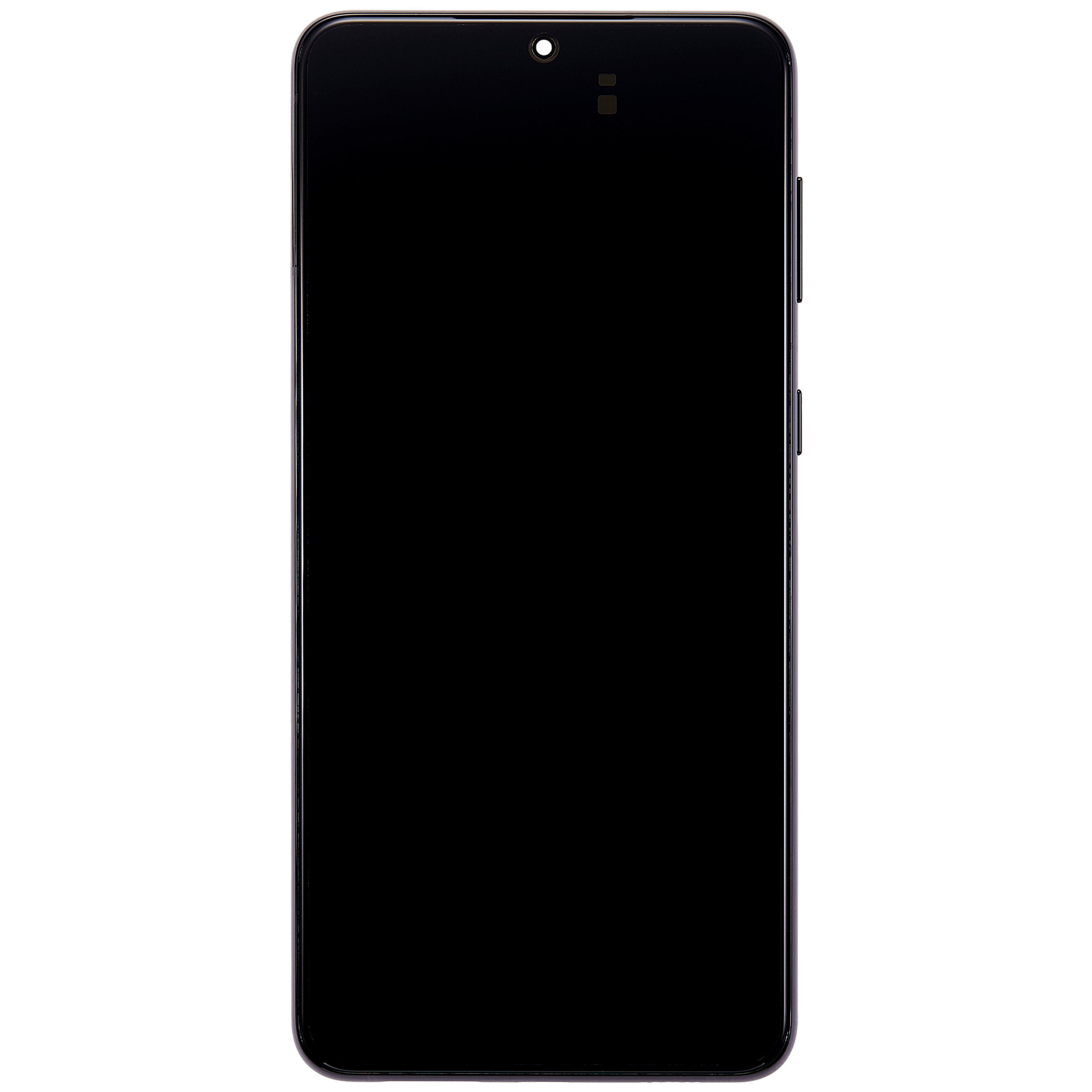 OLED Display mit Rahmen für Samsung Galaxy S21 Plus 5G (Aftermarket Plus) (Phantom Black) – Bild 3