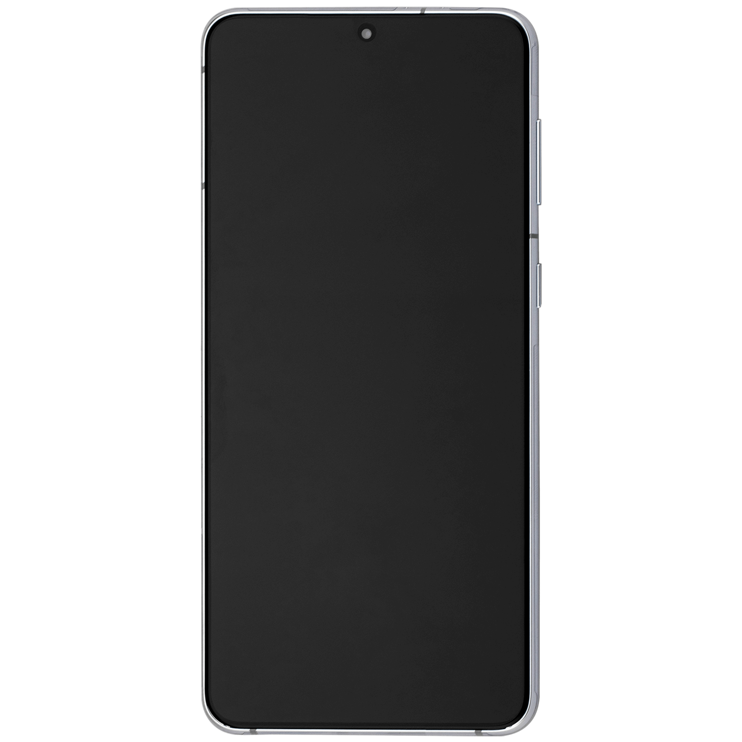 OLED Display mit Rahmen für Samsung Galaxy S21 Plus 5G (Aftermarket Plus) (Phantom Silver) – Bild 3