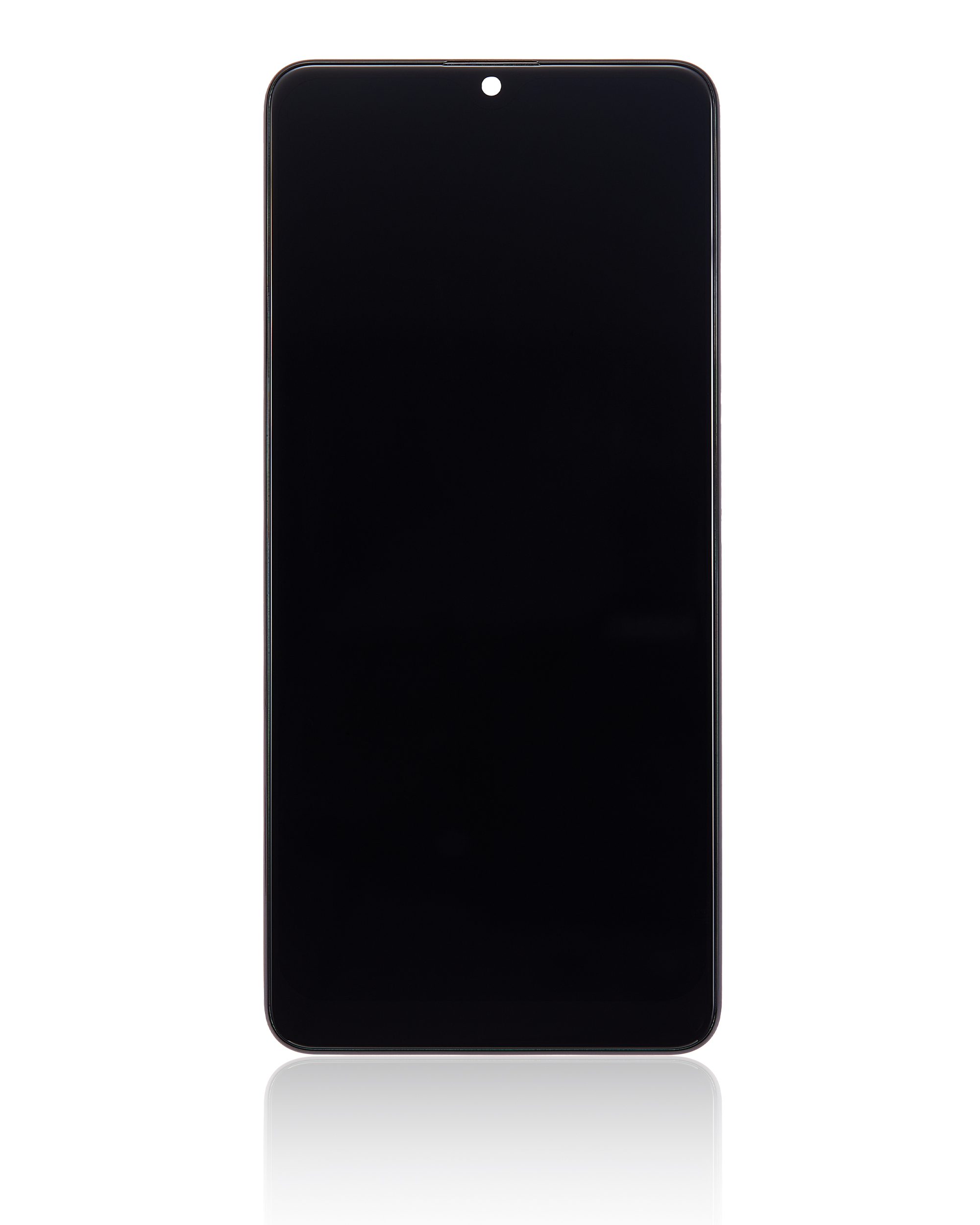 LCD Display mit Rahmen (ohne Fingerabdrucksensor) für Samsung Galaxy A32 4G (A325 / 2021) (Aftermarket: Incell) (Awesome Black) – Bild 3