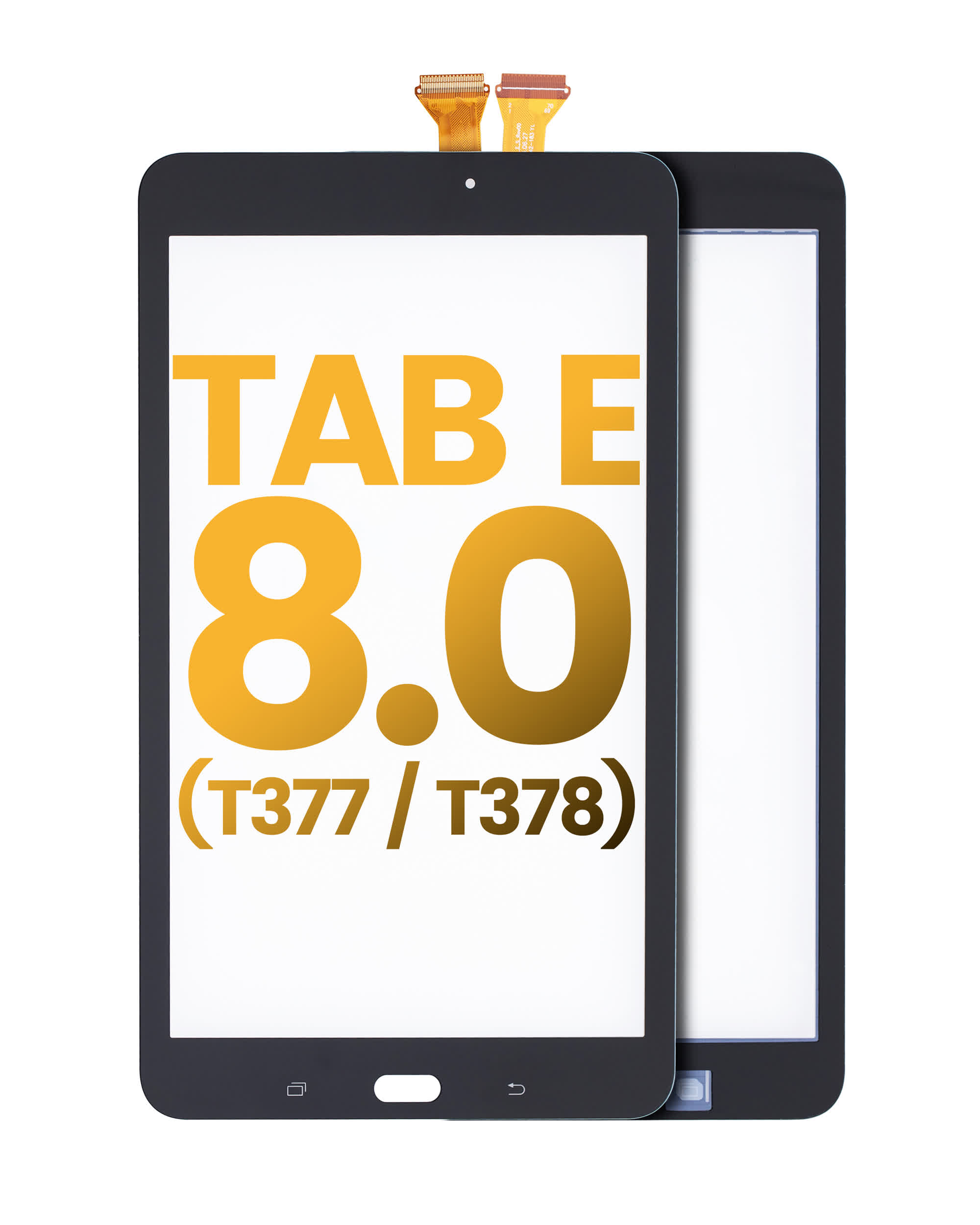 Touchscreen-Digitizer für Samsung Galaxy Tab E 8.0" (T375 / T377 / T378) (2016) (Black (Schwarz))