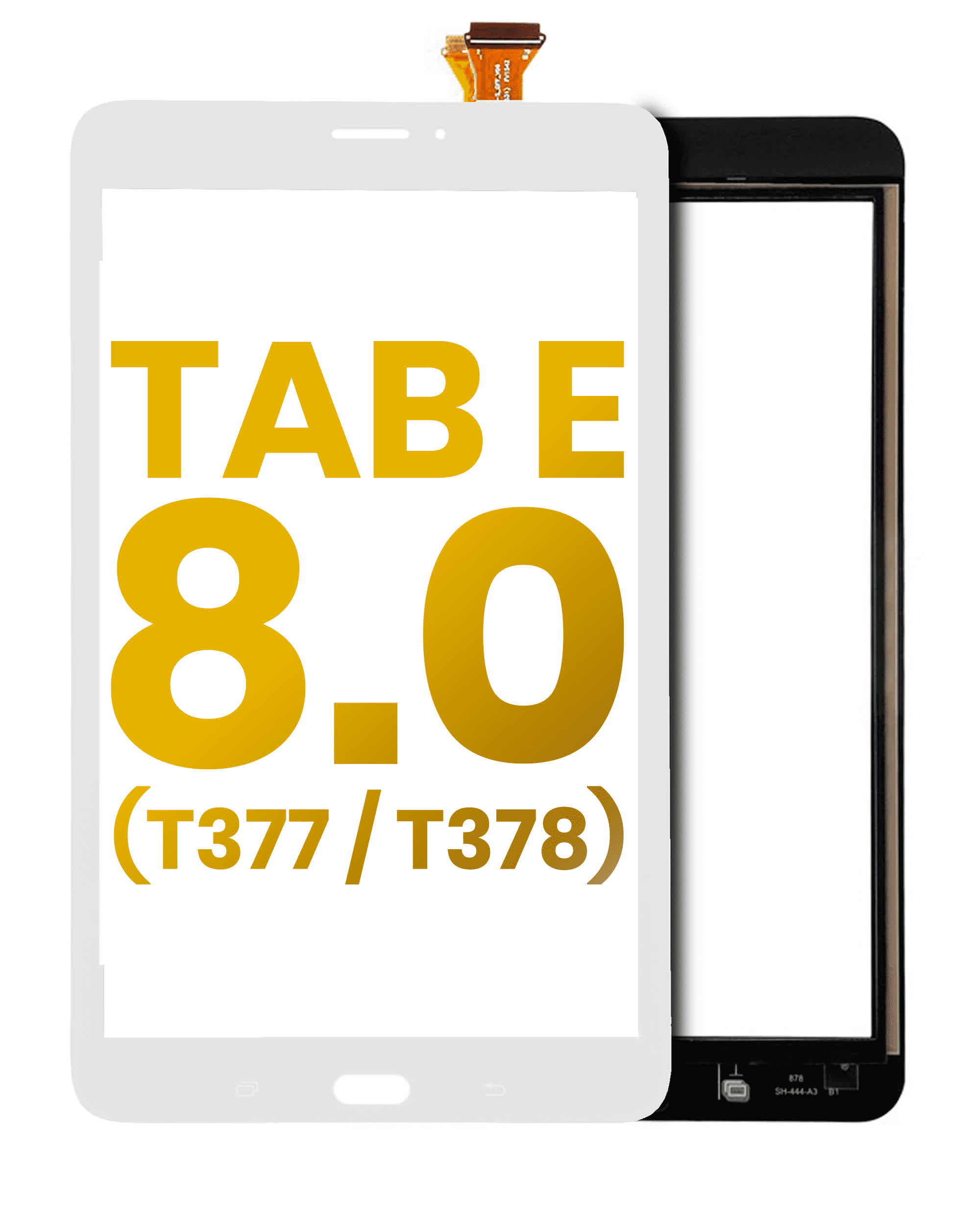 Touchscreen-Digitizer für Samsung Galaxy Tab E 8.0"(T375 / T377 / T378) (2016) (White (Weiß))