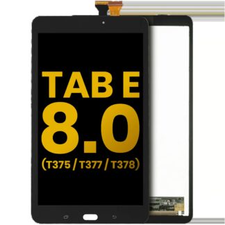 LCD Display ohne Rahmen für Samsung Galaxy Tab E 8.0" (T375 / T377 / T378) (2016) (professionell aufgearbeitet) (Black (Schwarz))