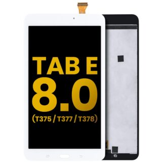 LCD Display ohne Rahmen für Samsung Galaxy Tab E 8.0" (T375 / T377 / T378) (2016) (professionell aufgearbeitet) (White (Weiß))
