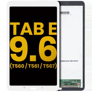 LCD Display ohne Rahmen für Samsung Galaxy Tab E 9.6" (T560 / T561 / T567) (2015) (professionell aufgearbeitet) (White (Weiß))