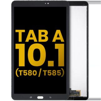 LCD Display ohne Rahmen für Samsung Tab A (10.1" / 2016) (T580 / T585) (professionell aufgearbeitet) (Black (Schwarz))