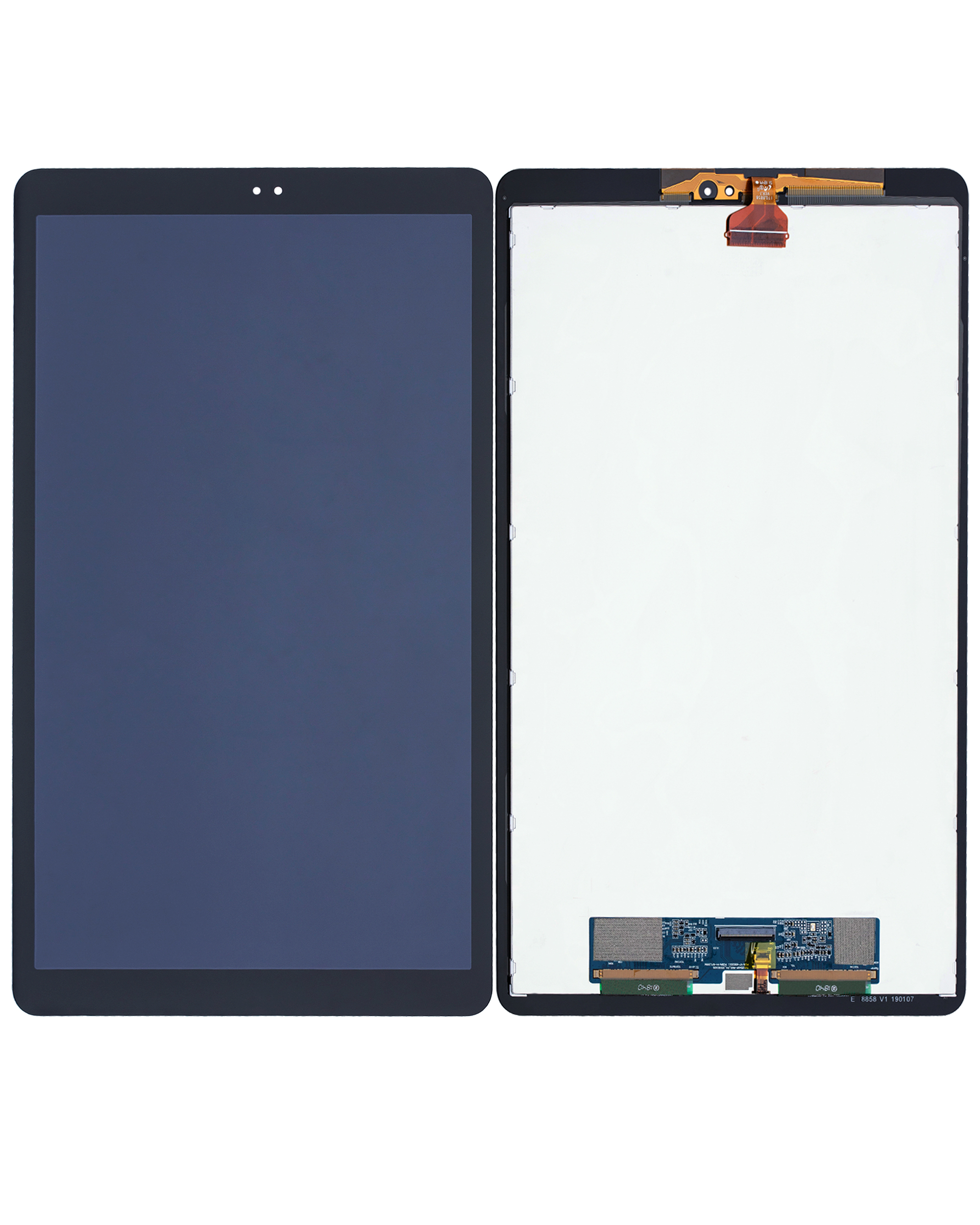 LCD Display ohne Rahmen für Samsung Galaxy Tab A 10.5" (T590 / T595 / T597) (2018) (professionell aufgearbeitet) (Black (Schwarz)) – Bild 2