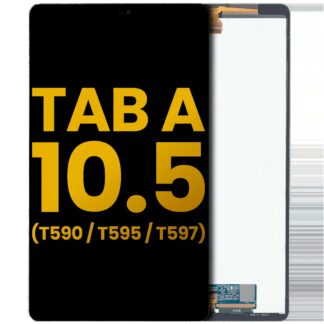 LCD Display ohne Rahmen für Samsung Galaxy Tab A 10.5" (T590 / T595 / T597) (2018) (professionell aufgearbeitet) (Black (Schwarz))