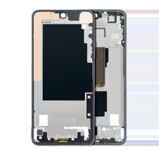 Mittelrahmen mit Powerbutton Flex für Motorola Moto G Power (XT2117 / 2021) (Flash Gray)
