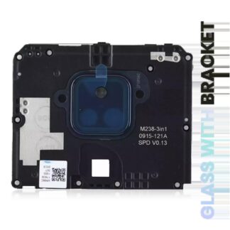 Rückkamera-Glas mit Halterung für Motorola Moto G Play (XT2093 / 2021) (Original) (Misty Blue)