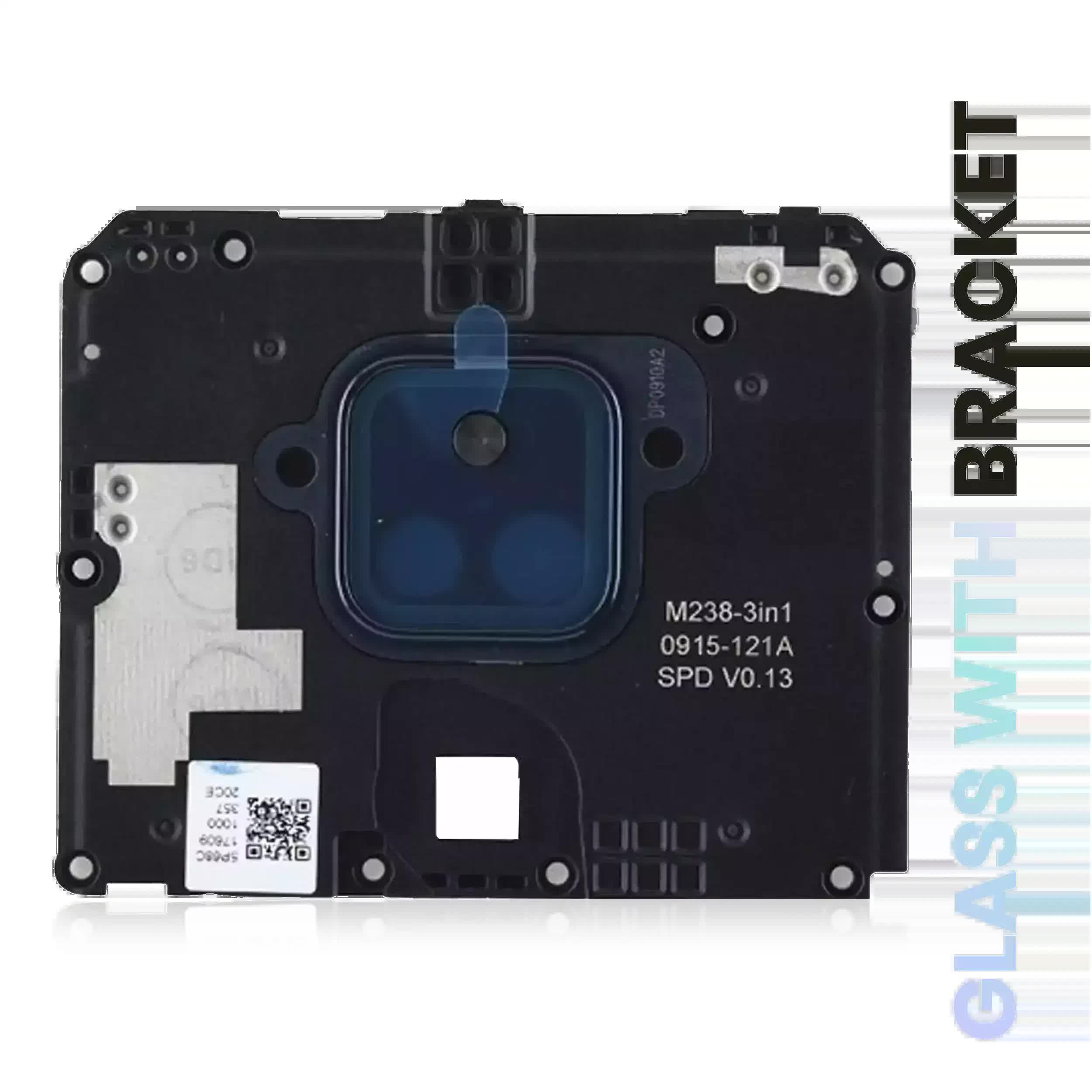 Rückkamera-Glas mit Halterung für Motorola Moto G Play (XT2093 / 2021) (Original) (Misty Blue)