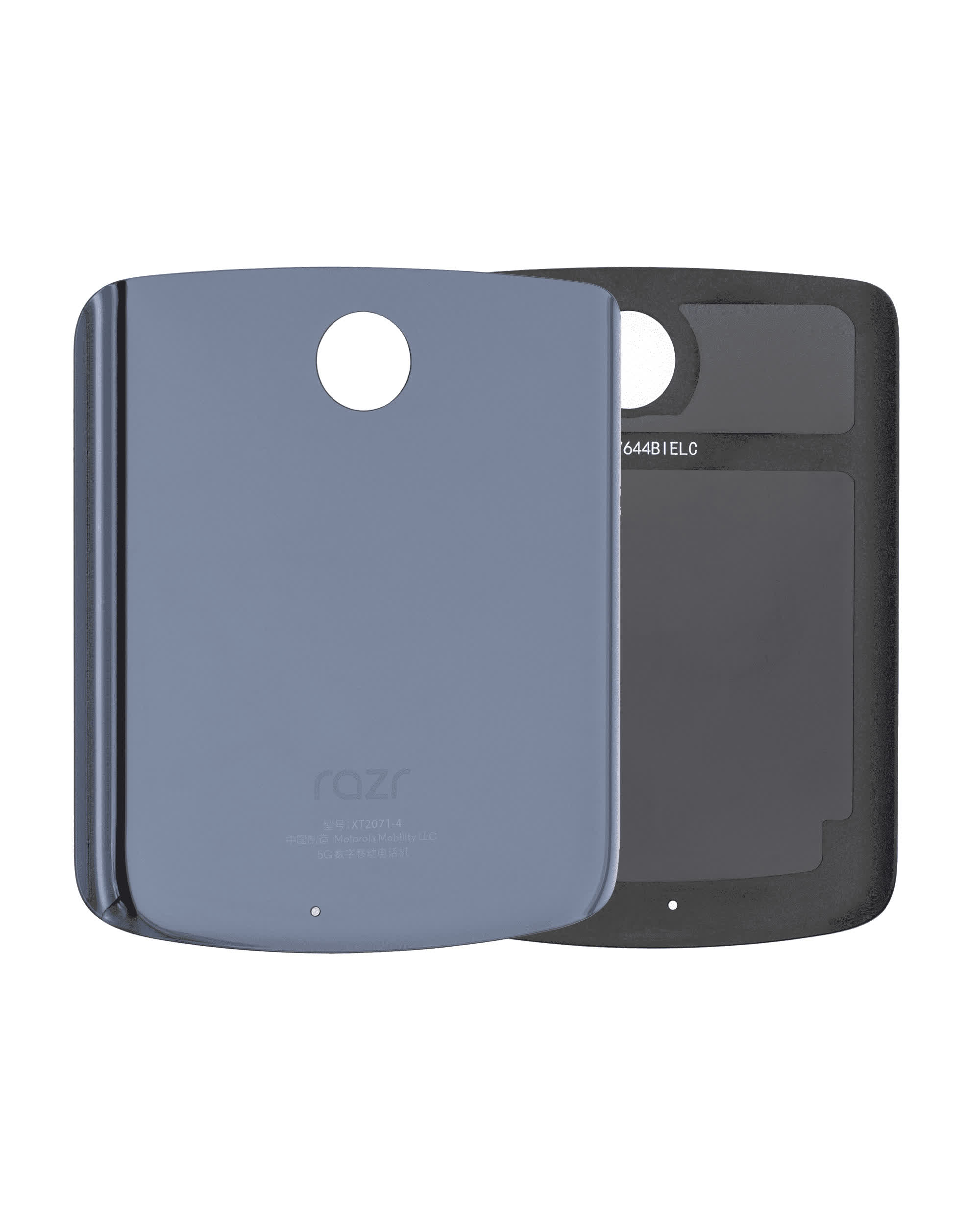 Rückdeckelglas für Motorola Razr 5G (XT2071 / 2020) (Original) (Polished Graphite)