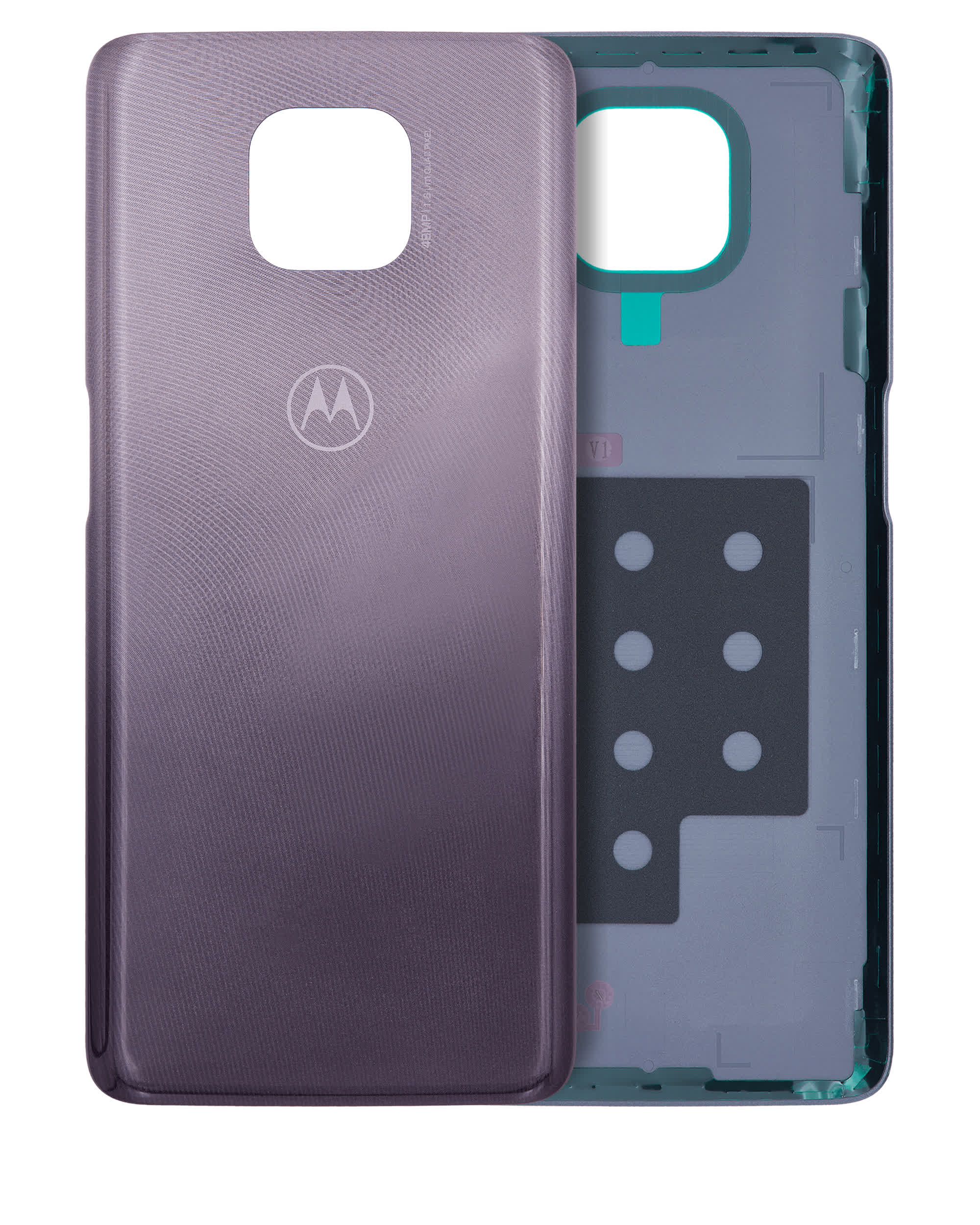 Rückdeckelglas für Motorola Moto G Power (XT2117-2 / XT2117-4 / 2021) (Original) (Flash Gray)